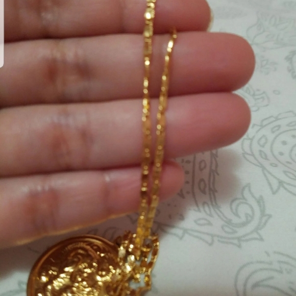 24k handmade gold filled necklace. - Picture 2 of 4